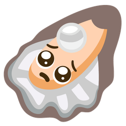 Oyster and Pleading face