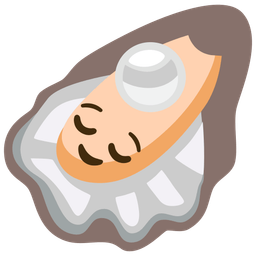 Oyster and Relieved face