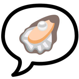 Oyster and Speech balloon
