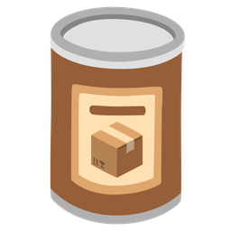 package and canned food