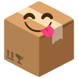 Package and Face savoring food