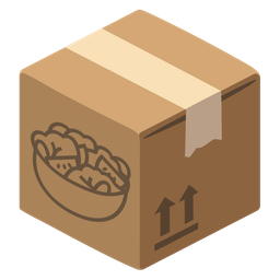 package and green salad