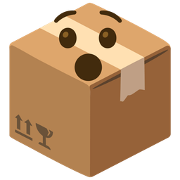 package and hushed face