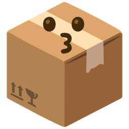 Package and Kissing face