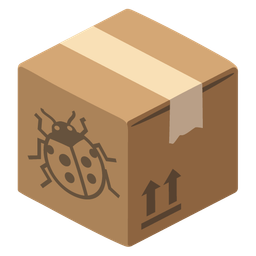 package and lady beetle