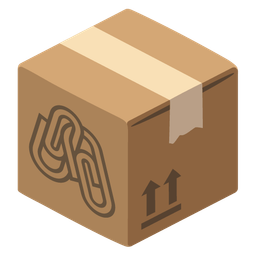 package and linked paperclips
