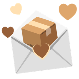 package and love letter