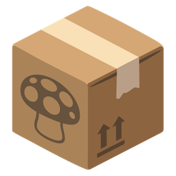 package and mushroom