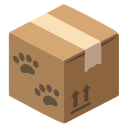 package and paw prints