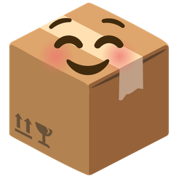 Package and Smiling face