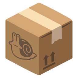 package and snail