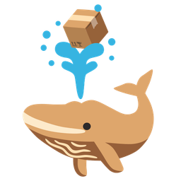 package and spouting whale