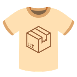 package and t-shirt