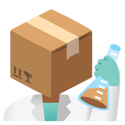 package and test tube