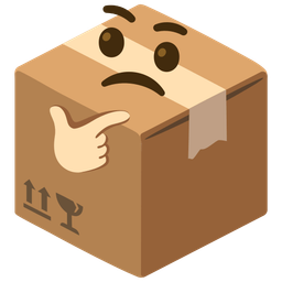 package and thinking face