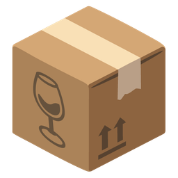 package and wine glass