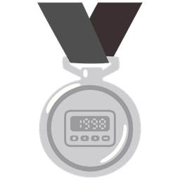 Pager and 2nd place medal