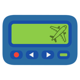 Pager and Airplane