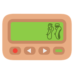 Pager and Ballet shoes