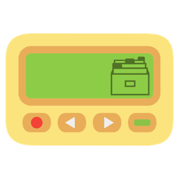 Pager and Card file box