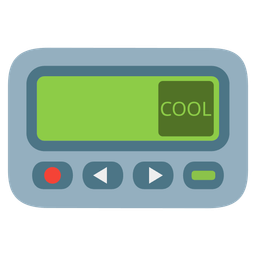 Pager and COOL button