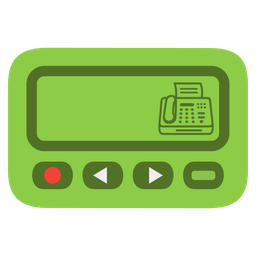 Pager and Fax machine