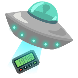 Pager and Flying saucer