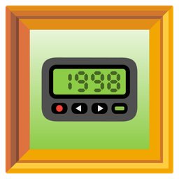 Pager and Framed picture