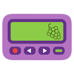 Pager and Grapes