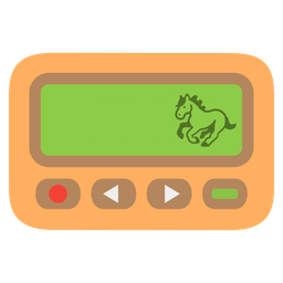 Pager and Horse