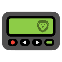Pager and Lion