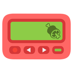 Pager and Meat on bone