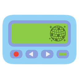 Pager and Mirror ball