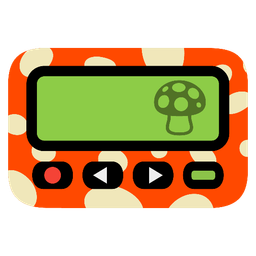 Pager and Mushroom