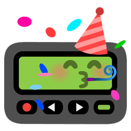 Pager and Partying face