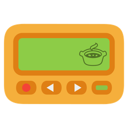 Pager and Pot of food