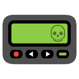 Pager and Skull