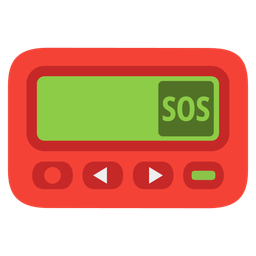 Pager and SOS button