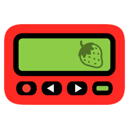 Pager and Strawberry