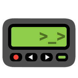 Pager and Unamused face