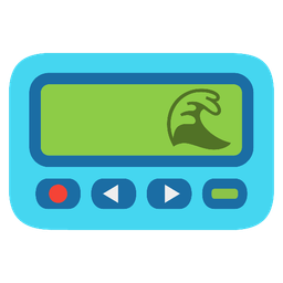 Pager and Water wave