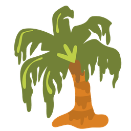 Palm tree and Melting face