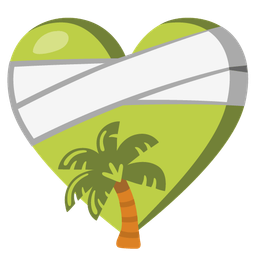 palm tree and mending heart