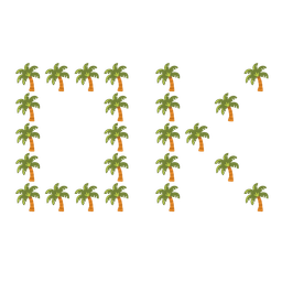 palm tree and OK button