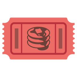 pancakes and admission tickets