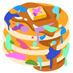 pancakes and artist palette