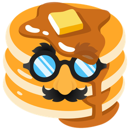 pancakes and disguised face
