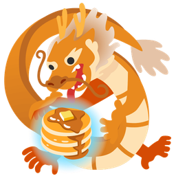 pancakes and dragon
