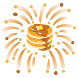 pancakes and fireworks