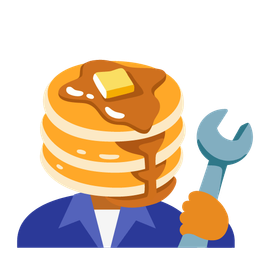 pancakes and hammer and wrench